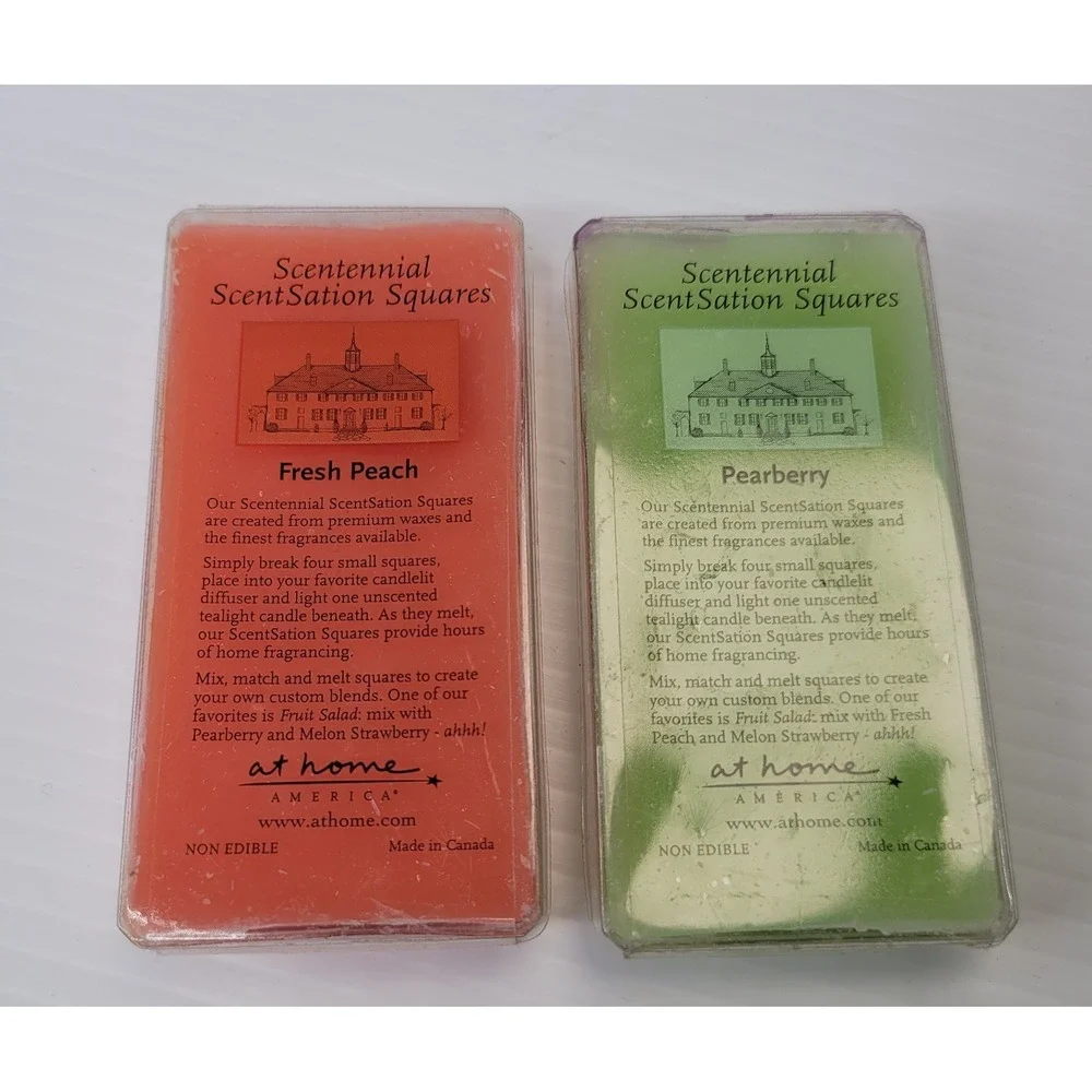 5 -‎ Scentennial ScentSation At Home America Scented Wax Melts Peach Linen NEW